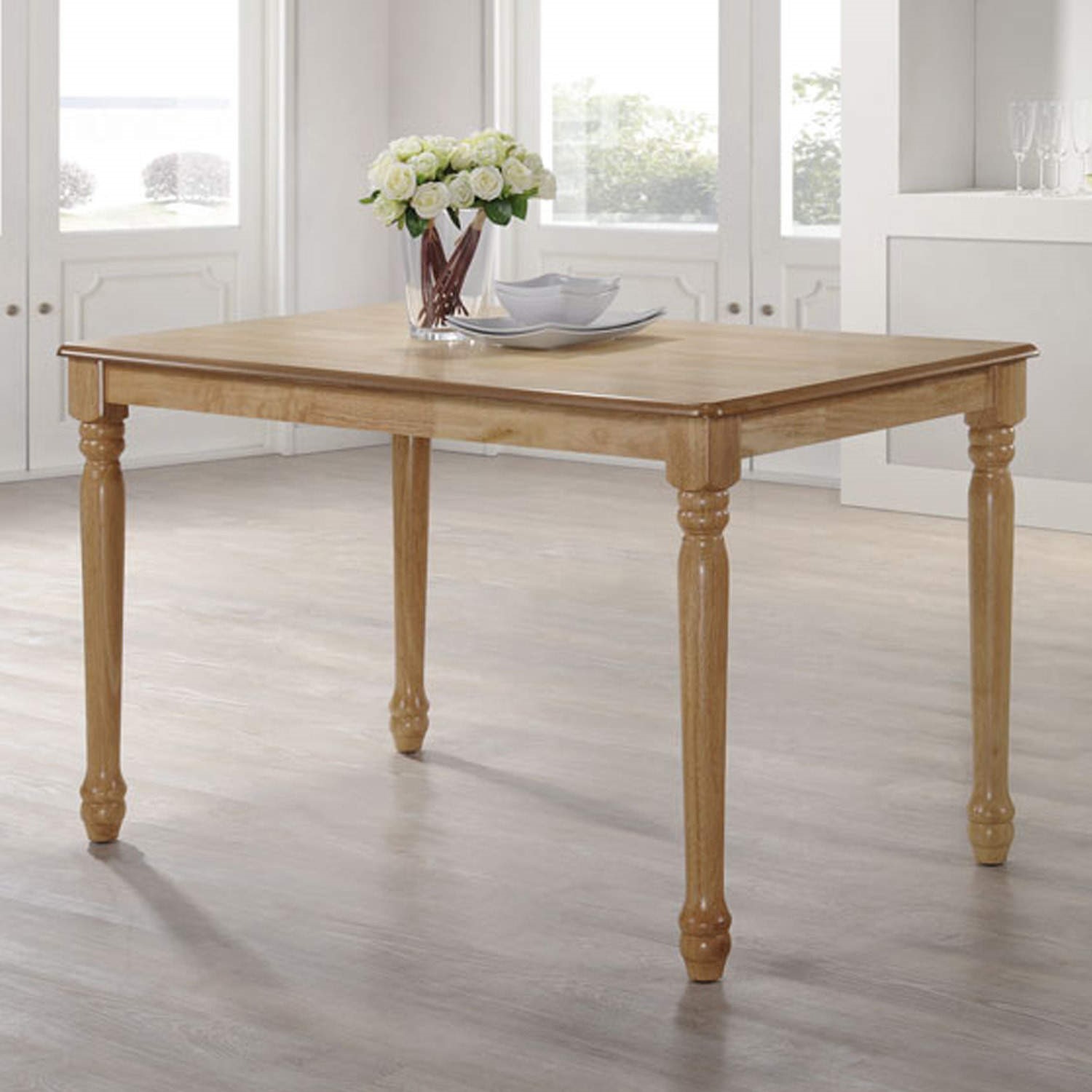 Rhode Island Rectangular Dining Table in Natural - Furniture123