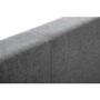 Rialto Light Grey Linen Bed 150Cm