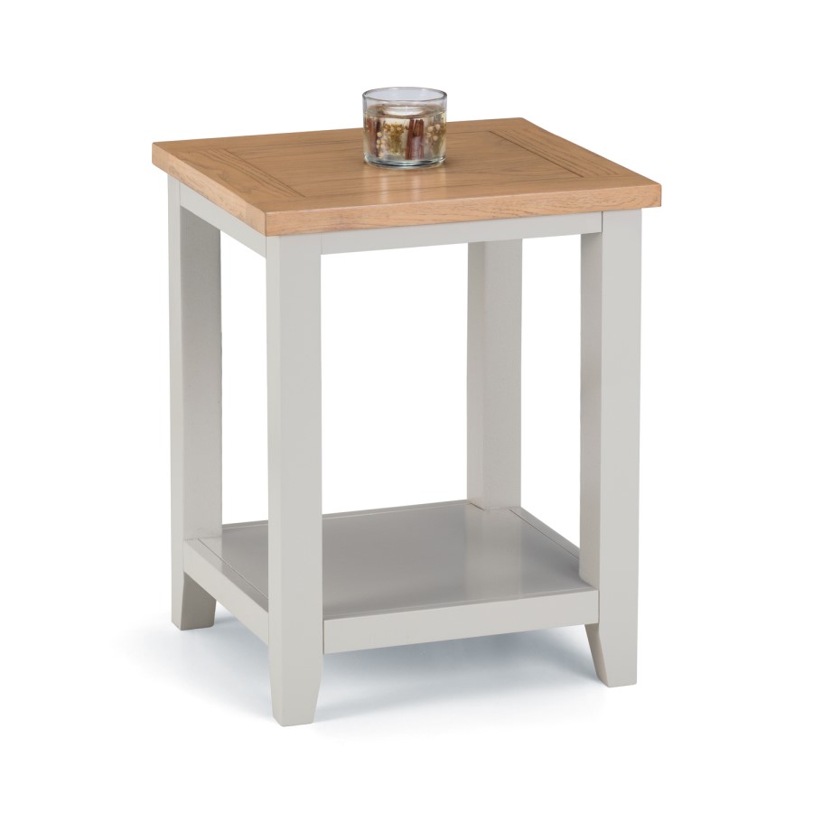 Julian Bowen Richmond Lamp Table in Grey 
