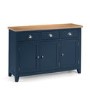 Julian Bowen Blue Sideboard with Drawers & Cupboards - Richmond Range