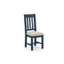 Dark Blue Extendable Dining Set with 6 Chairs - Julian Bowen Richmond