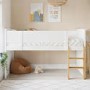 White Mid Sleeper Cabin Bed - Riley