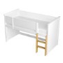 White Mid Sleeper Cabin Bed - Riley