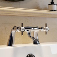Chrome Traditional Bath Filler - Ripley