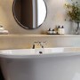 Chrome Traditional Bath Filler - Ripley