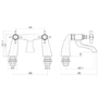 Chrome Traditional Bath Filler - Ripley