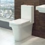 Close Coupled Toilet with Soft Close Seat - Square - Davana