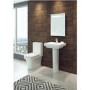Full Pedestal Basin - 1 Tap Hole - Square - Davana