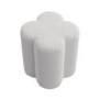 Cream Boucle Fabric Dressing Table Stool - Roma