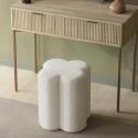 RMA003 Cream Fabric Dressing Table Stool - Roma