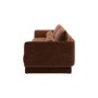 Brown Chenille 3-Seater Sofa - Ramses 