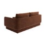 Brown Chenille 3-Seater Sofa - Ramses 