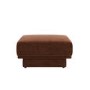 Brown Chenille Footstool - Ramses