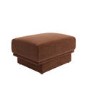 Brown Chenille Footstool - Ramses