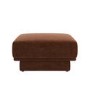 Brown Chenille Footstool - Ramses