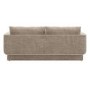 Beige Chenille 3-Seater Sofa - Ramses 