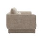 Beige Chenille Armchair with Cushion - Ramses 