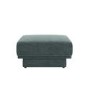 Blue Chenille Footstool - Ramses
