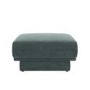 Blue Chenille Footstool - Ramses 