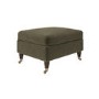 Ramona Footstool In Khaki Velvet 