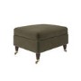Ramona Footstool In Khaki Velvet 