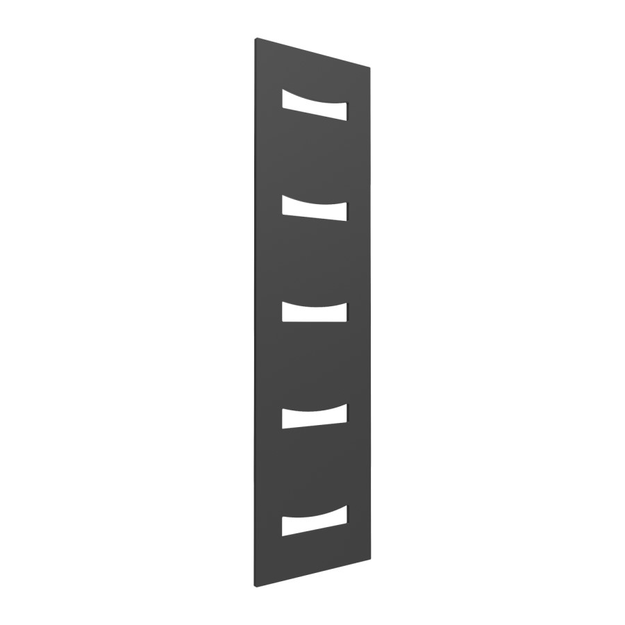 Reina Ancora Anthracite Vertical Towel Radiator - 1800 x 490mm