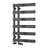 Reina Florina Gunmetal Grey Designer Towel Radiator 800 x 500mm