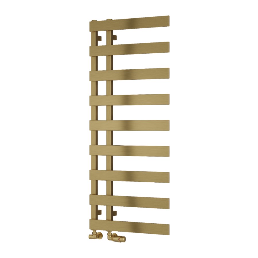 Reina Florina Brass Designer Towel Radiator 1235 x 500mm