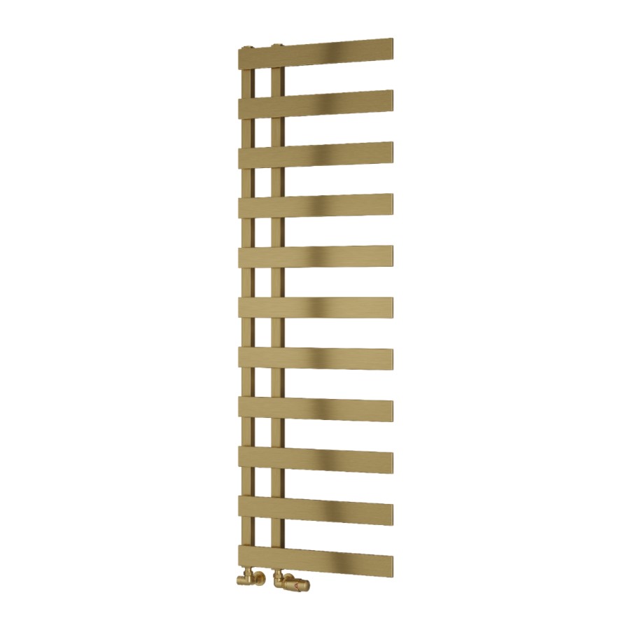 Reina Florina Brass Designer Towel Radiator 1525 x 500mm