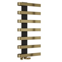 Reina Panaro Brass Designer Towel Radiator - 1100 x 500mm