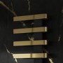 Reina Panaro Brass Designer Towel Radiator - 1100 x 500mm