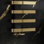 Reina Panaro Brass Designer Towel Radiator - 1100 x 500mm