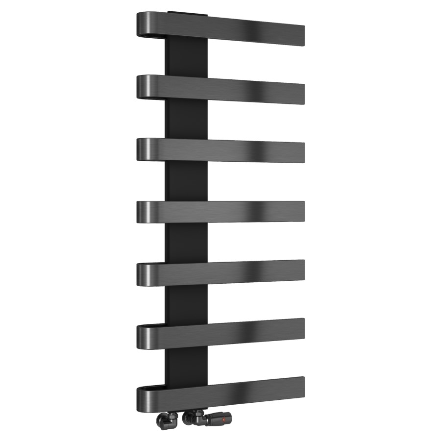 Reina Panaro Gunmetal Designer Towel Radiator - 1100 x 500mm