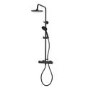 Aqualisa Midas Black Safe Touch Thermostatic Mixer Shower 