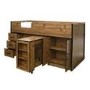 LPD Rocco Vintage Oak Midsleeper Bed with Storage