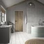 Rustic Oak Ledged Internal Door - Unfinished, 1981 x 610 x 40 mm