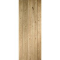 Rustic Oak Ledged Internal Door - Unfinished, 1981 x 610 x 40 mm