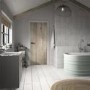 Rustic Oak Ledged Internal Door - Unfinished, 1981 x 610 x 40 mm