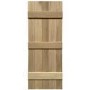 Rustic Oak Ledged Internal Door - Unfinished, 1981 x 610 x 40 mm