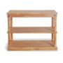 Venice Console Medium Teak Washstand with 2 Open Shelves