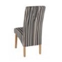 World Furniture Roma Fabric Dining Chair in Stripe
