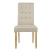 LPD Roma Beige Pair of Dining Chairs
