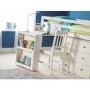 Julian Bowen Roxy Mid Sleeper Bed in Stone White