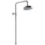 Round Riser Rail Shower