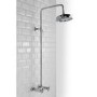 Round Riser Rail Shower