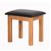 Cherbourg Rustic Oak Dressing Table Stool