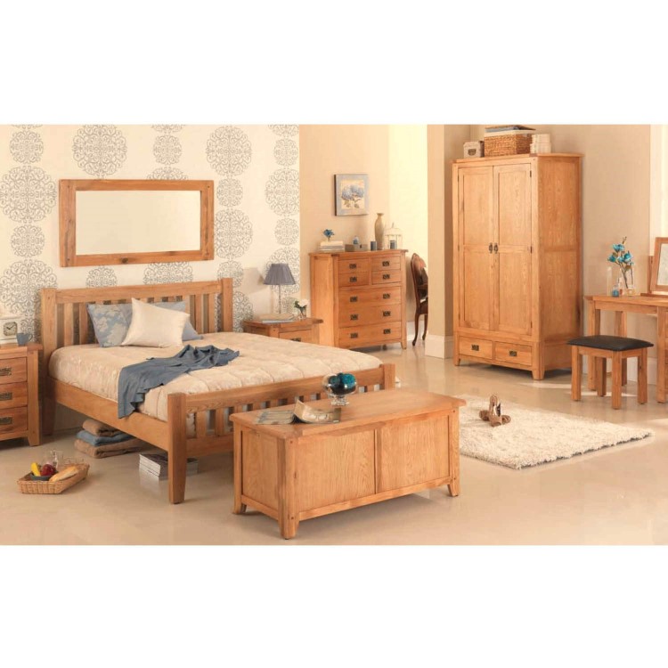 Cherbourg Rustic Oak Dressing Table