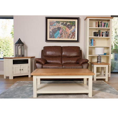 Furniture Link Rutland Corner TV Unit in Pine