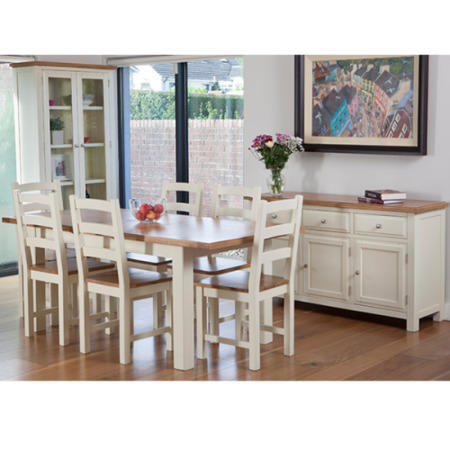 Furniture Link Rutland Display Cabinet in Pine