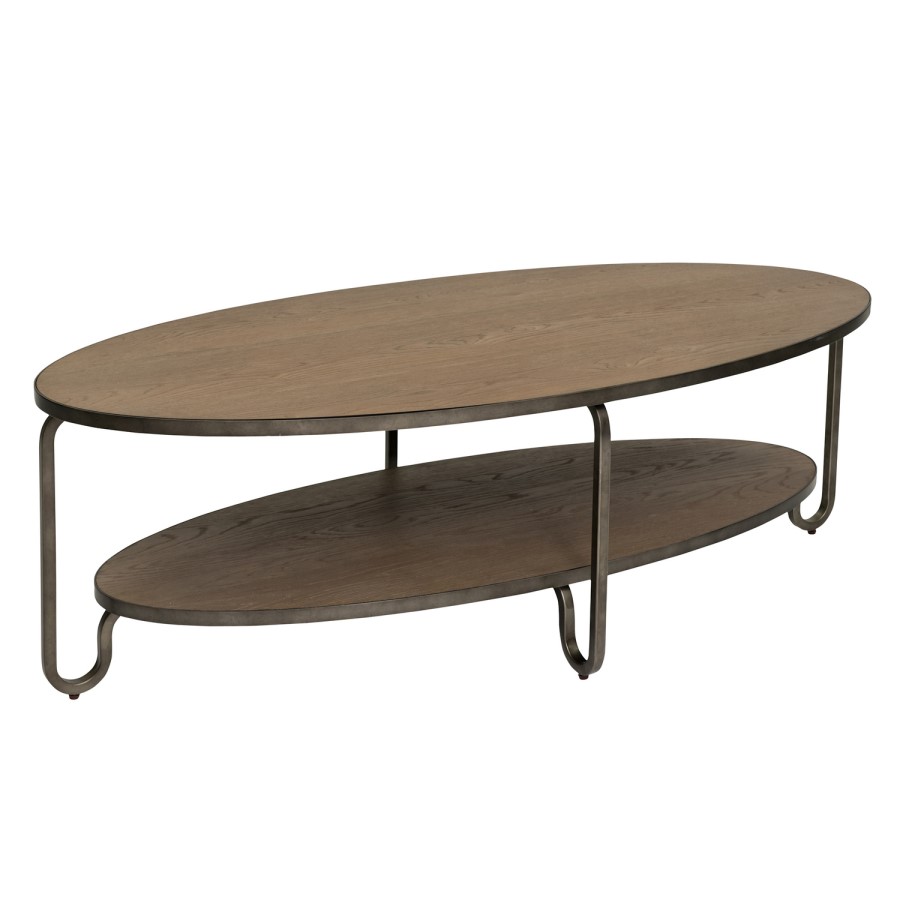 Willis and Gambier Revival Camden Solid Oak Oval Coffee Table